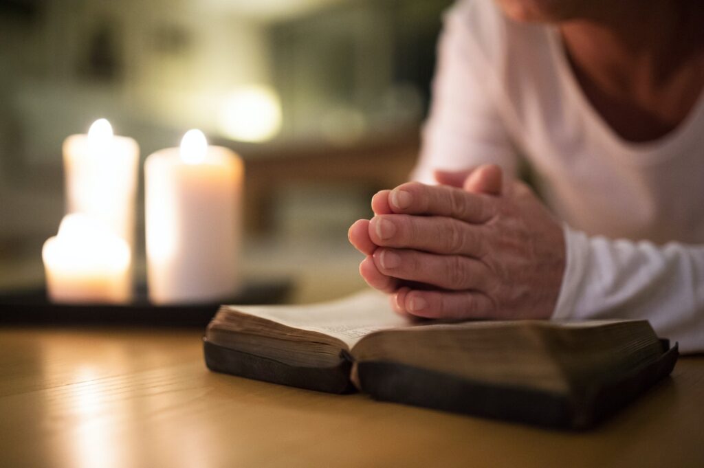 Create a personal prayer space at home
