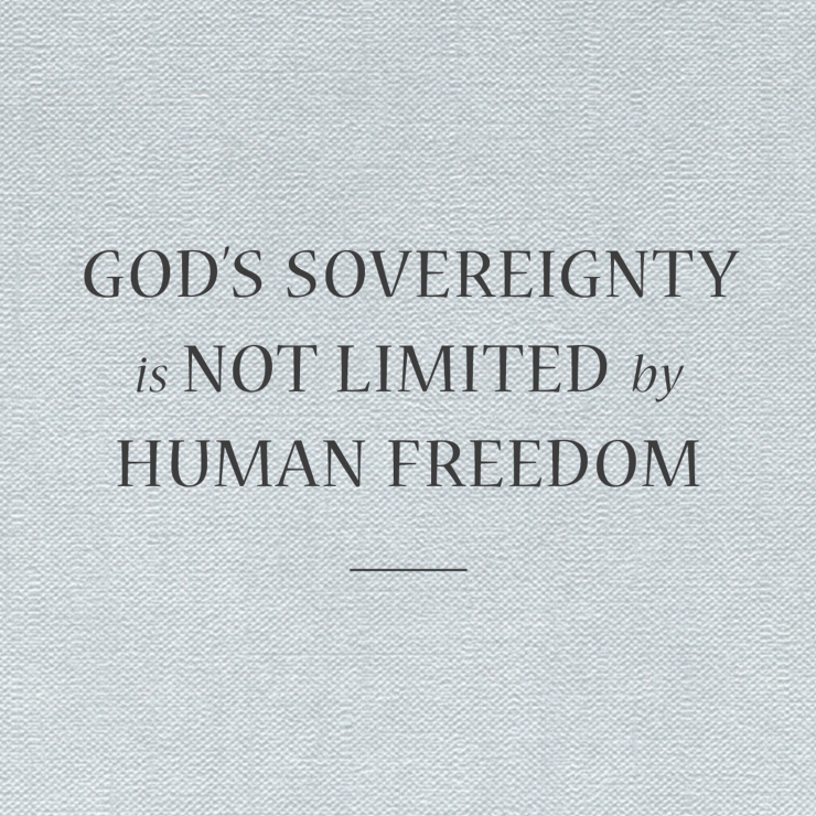 God's Sovereignty is not limited by human freedom. Man is morally responsible but unwilling and unable to obey God's command to believe in His Son unless God intervenes and changes his disposition to do so.