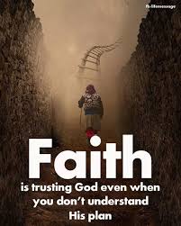 Faith is trusting God