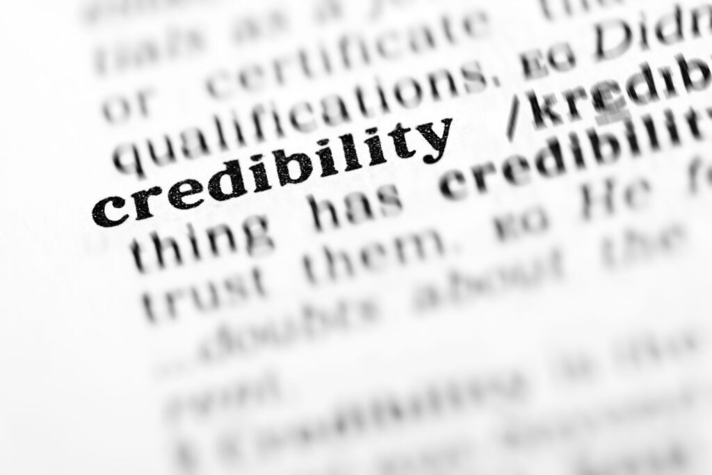 Credibility definition